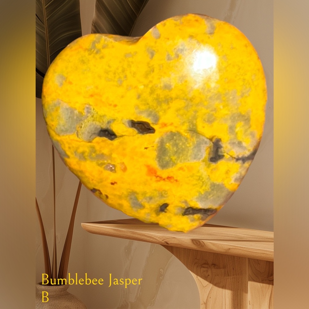 Bumblebee Jasper Heart - Picture 3 of 3